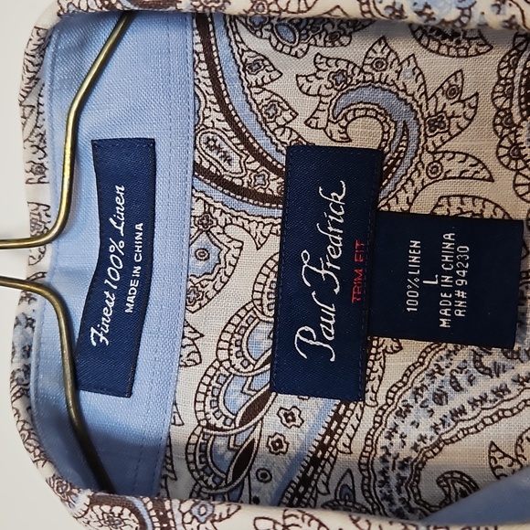 Paul Fredrick linen shirt - Picture 3 of 3
